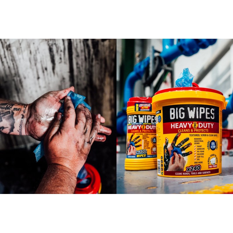 LINGETTES HEAVY-DUTY - X100