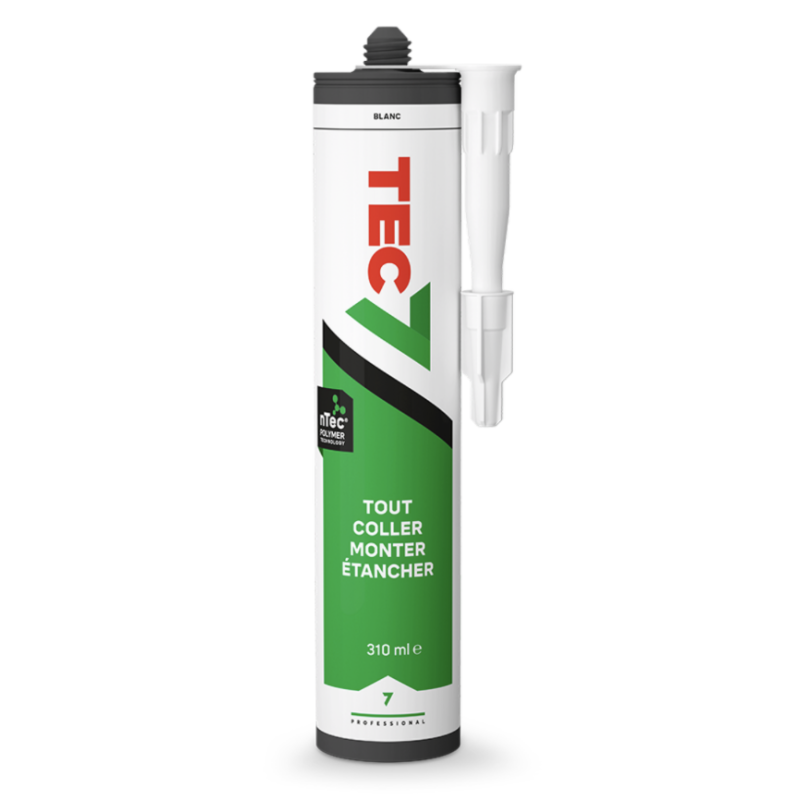 TEC7 BLANC RAL9016 CARTOUCHE 310 ML - MS POLYMÈRE