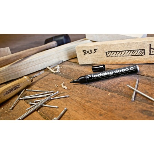 MARQUEUR PERMANENT E- 2000 C - Noir