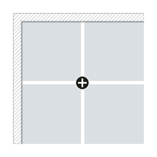 SACHET DE 300 CROISILLONS - 1,5mm