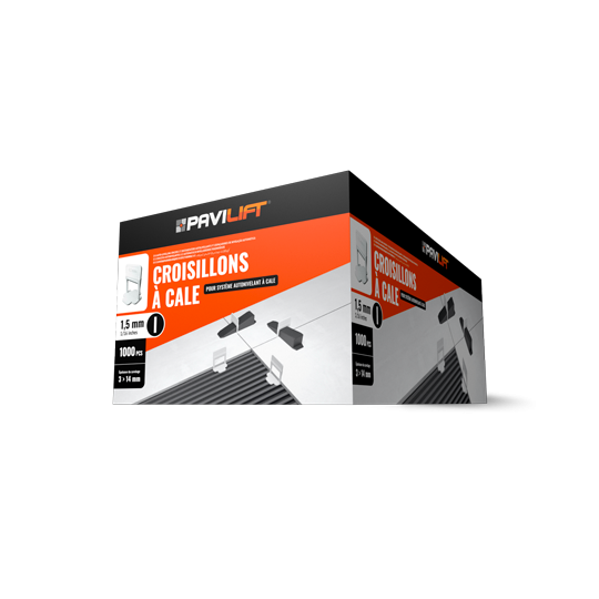 CARTON DE 1000 CROISILLONS A CALE - 1,5