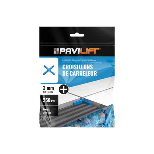 SACHET DE 250 CROISILLONS - 3mm
