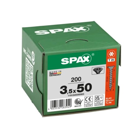 SPAX BLAX TX 3,5x50 - Boite de 200