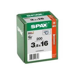 SPAX WIROX TX 3,5x16 - Boite de 200