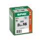 SPAX WIROX TX 3,5x16 - Boite de 200