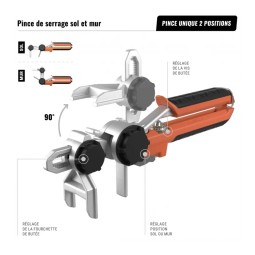 PAILIFT PINCE DE SERRAGE SOL ET MUR
