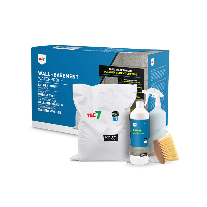 WP7 501 ETANCHE MURS + CAVES SET ( 10KG + 1L )
