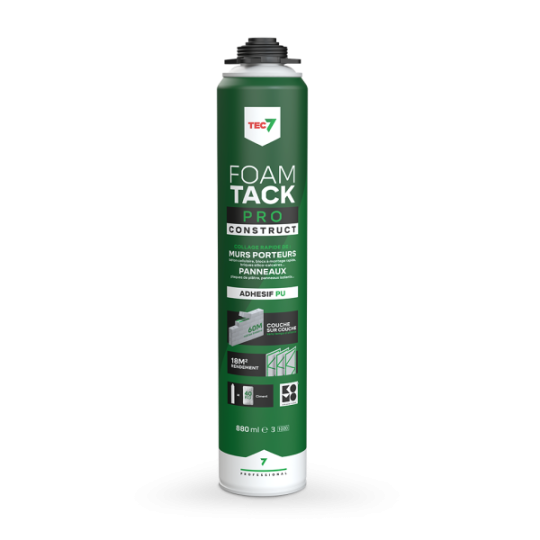 FOAMTACK PRO CONSTRUCT 750ML - MOUSSE DE CONSTRUCTION
