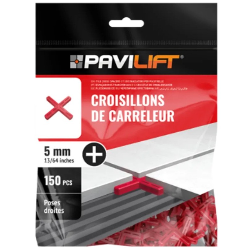 SACHET DE 150 CROISILLONS - 5mm