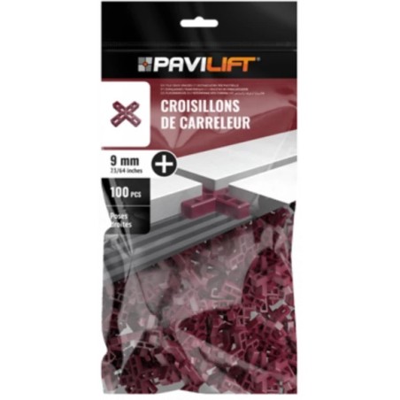 SACHET DE 100 CROISILLONS - 9mm