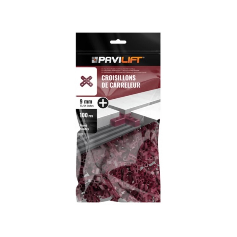 SACHET DE 100 CROISILLONS - 9mm