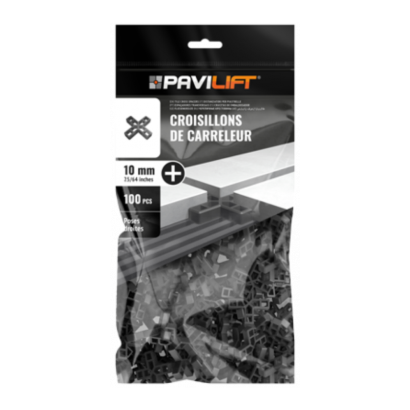 SACHET DE 100 CROISILLONS - 10mm