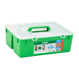 SPAX GREEN BOX RESINEUX 5x63