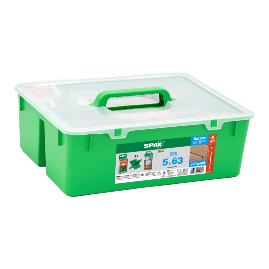 SPAX GREEN BOX RESINEUX 5x63