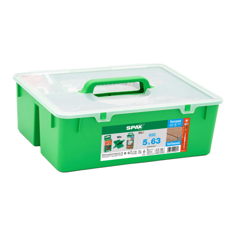 SPAX GREEN BOX RESINEUX 5x63