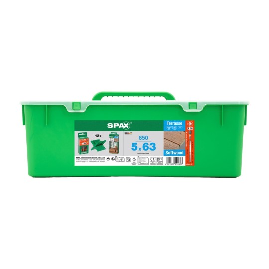 SPAX GREEN BOX RESINEUX 5x63
