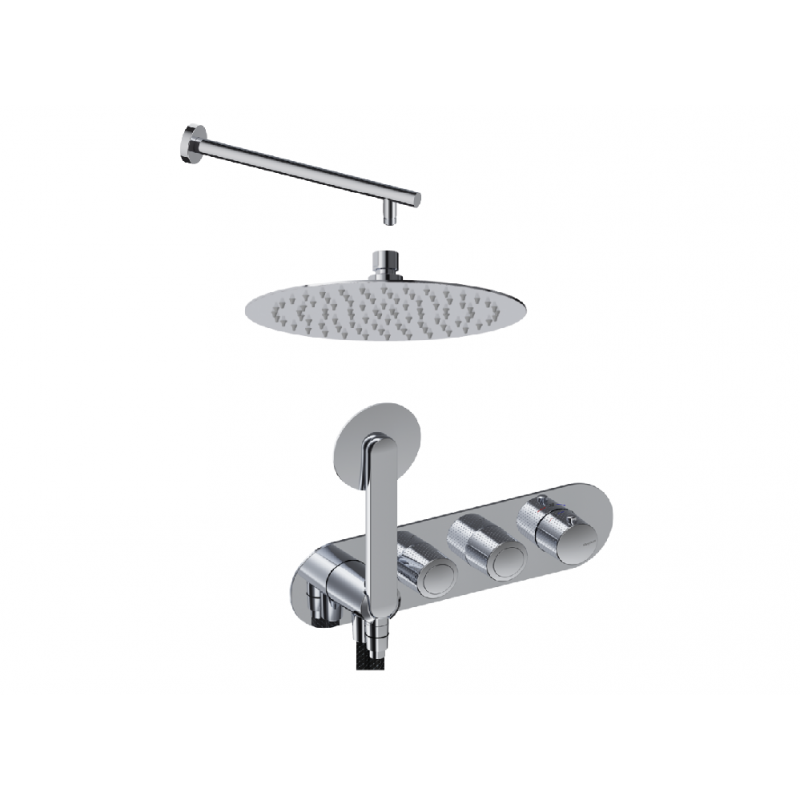 DEDAL KIT THERMOSTATIQUE DE DOUCHE + TETE DE DOUCHE