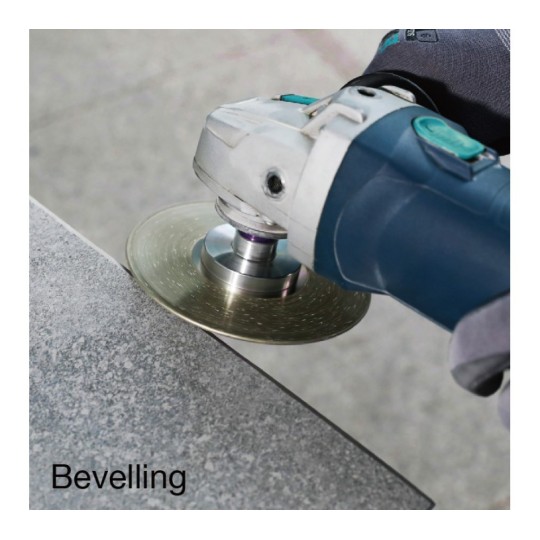 DISQUE DE BISEAUTAGE, SURFACAGE ET FACONNAGE