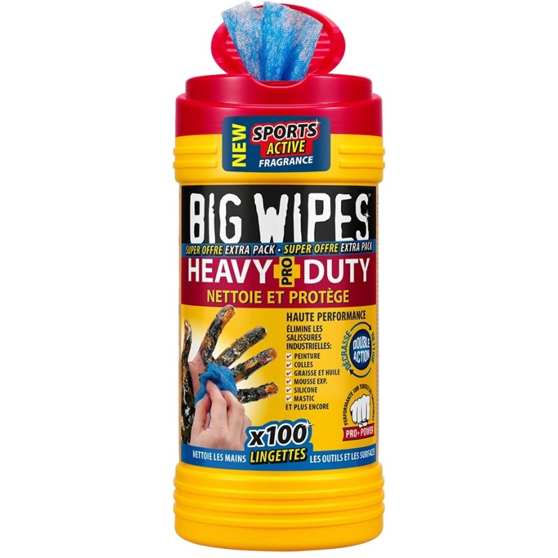 LINGETTES HEAVY-DUTY - X100