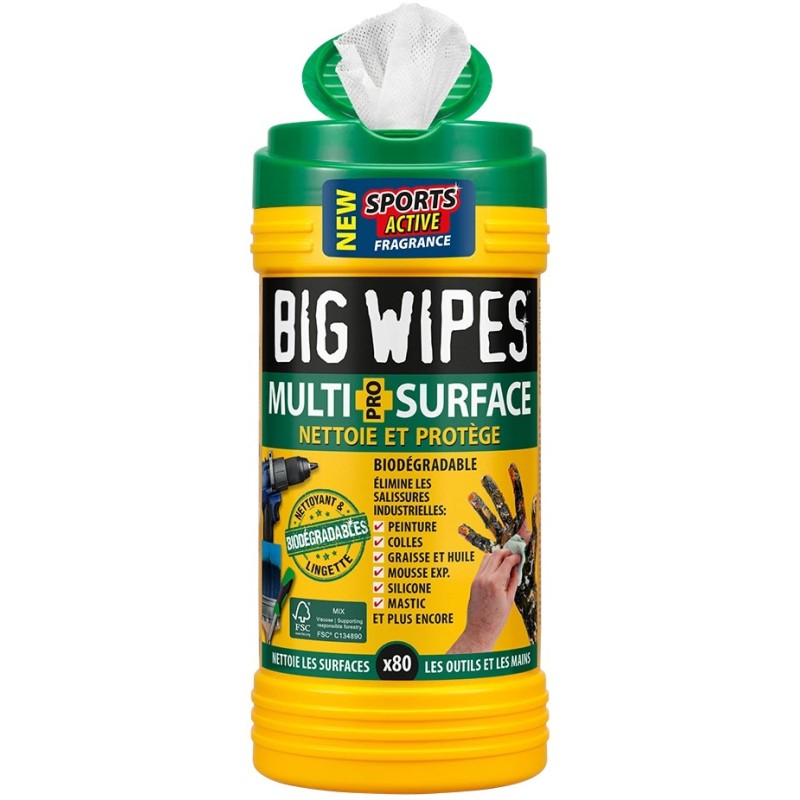 LINGETTES MULTI-SURFACES - X80